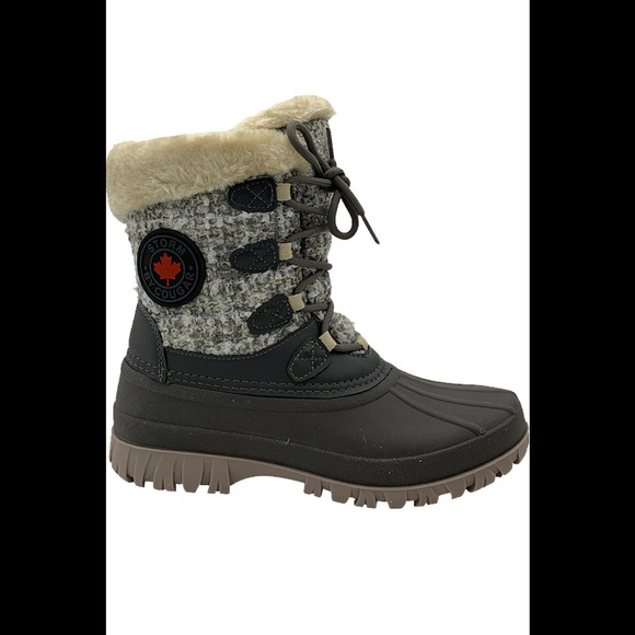 Cougar Waterproof Lace-Up Boots Cabin Charcoal/Gold - Medium - Picture 1 of 4